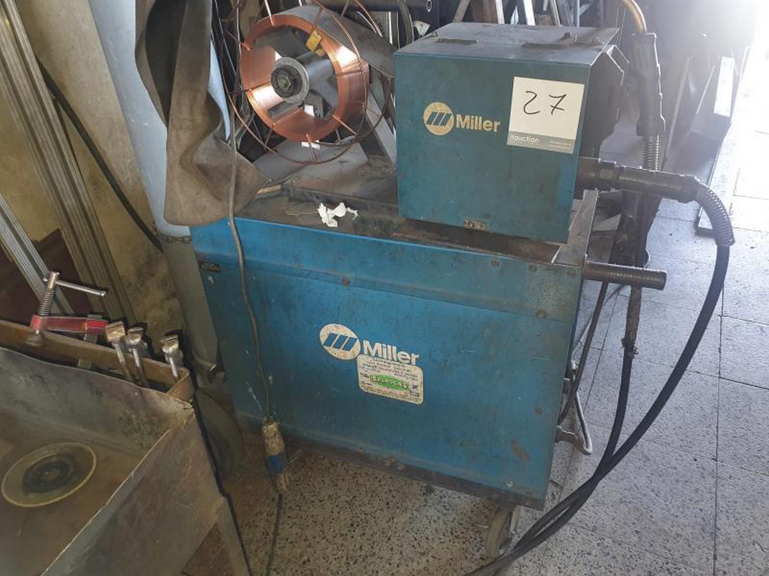 Lot Miller continuous wire welding machine