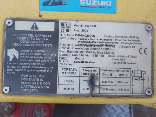 3#7405 Carrello elevatore Hyster in vendita - foto 7