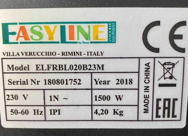 6#7498 Forno pizza Mec e Friggitrice Electrolux in vendita - foto 27