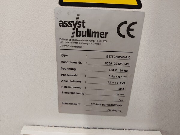 2#7499 Macchina da taglio Assyst Bullmer in vendita - foto 7