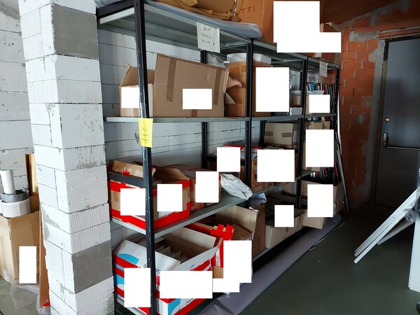 8#7499 Struttura modulare tubulare e scaffalature in vendita - foto 3