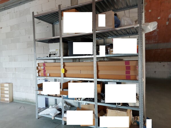 8#7499 Struttura modulare tubulare e scaffalature in vendita - foto 5