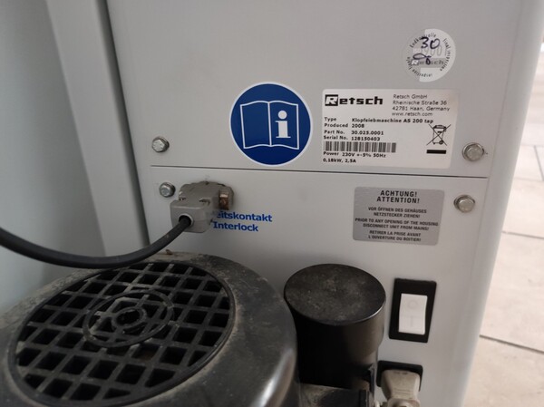 4#7511 Setacciatore Retsch in vendita - foto 12