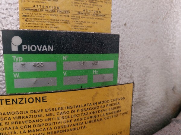 1#7512 Macchinari e attrezzature per la lavorazione di materie plastiche in vendita - foto 16