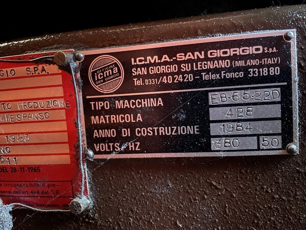 6#7514 Estrusore bivite Icma San Giorgio in vendita - foto 2