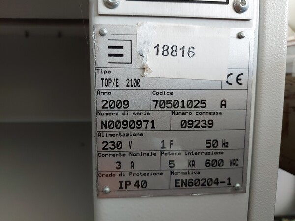 98#7518 Piedaggiatrice GBR TOP/E 2100 in vendita - foto 3