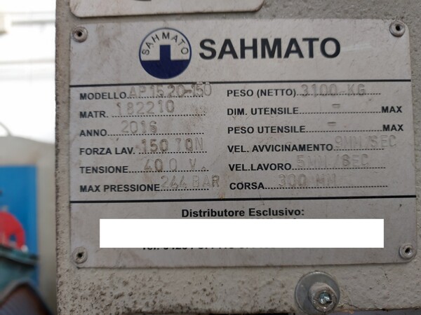 6#7552 Pressa Sahmato in vendita - foto 2