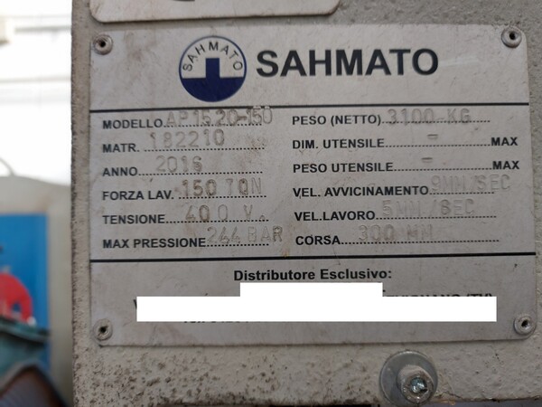 6#7552 Pressa Sahmato in vendita - foto 3