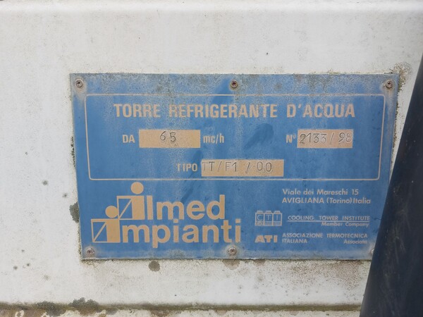 25#7556 Torre refrigerante d'acqua Ilmed in vendita - foto 4