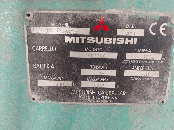 1#7558 Carrello elevatore Mitsubishi in vendita - foto 2