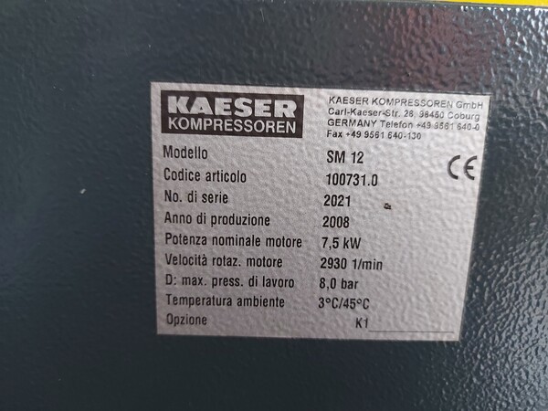 14#7561 Impianto di produzione aria compressa in vendita - foto 7