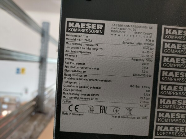 14#7561 Impianto di produzione aria compressa in vendita - foto 10