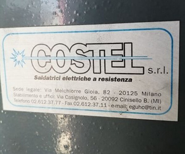 5#7584 Saldatrice a punti Costel in vendita - foto 3