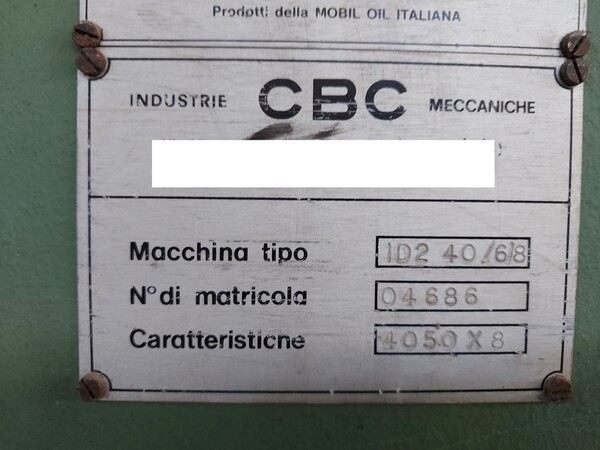 2#7631 Troncatrice CBC in vendita - foto 5
