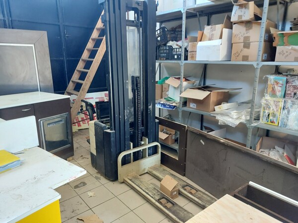 5#7645 Transpallet a timone Crown in vendita - foto 1