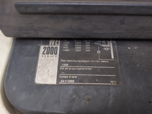 5#7645 Transpallet a timone Crown in vendita - foto 4