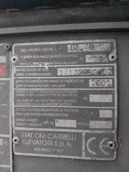 514#7667 Carrello elevatore OM DI40C in vendita - foto 4