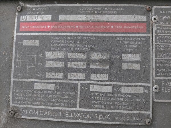 514#7667 Carrello elevatore OM DI40C in vendita - foto 5
