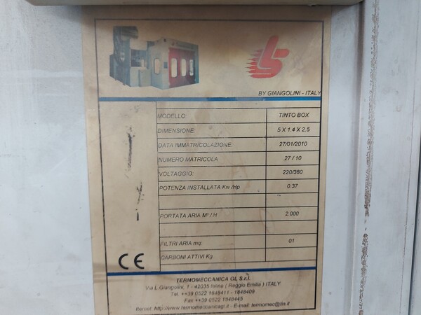 3#7673 Impianto completo di verniciatura Termomeccanica in vendita - foto 8