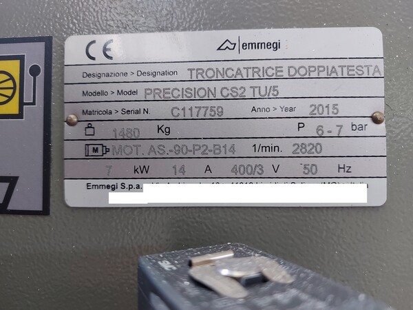 1#7700 Attrezzature per la produzione di infissi in vendita - foto 2
