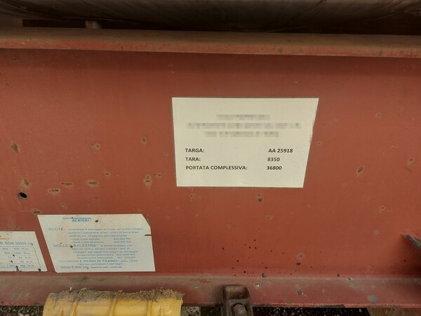 3#7713 Semirimorchio con cisterna Officina Serbatoi meccanici e Affini in vendita - foto 13