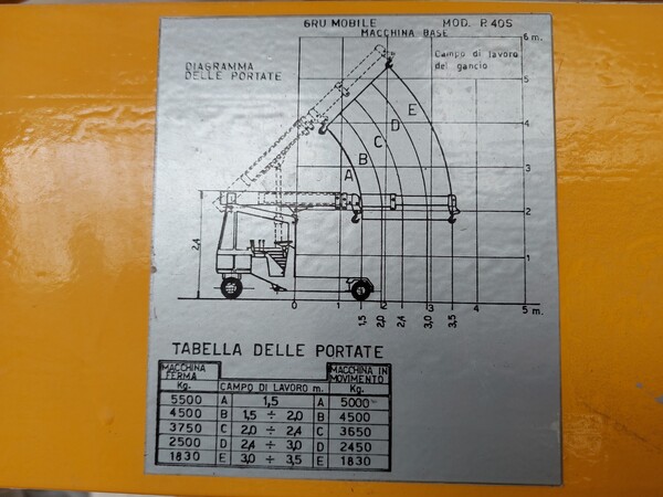11#7722 Gru su ruote Manchi P40S in vendita - foto 12