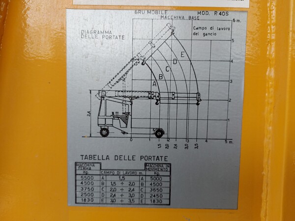 11#7722 Gru su ruote Manchi P40S in vendita - foto 13
