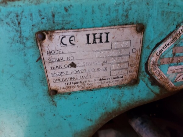 25#7725 Miniescavatore Ihimer 30VX in vendita - foto 7