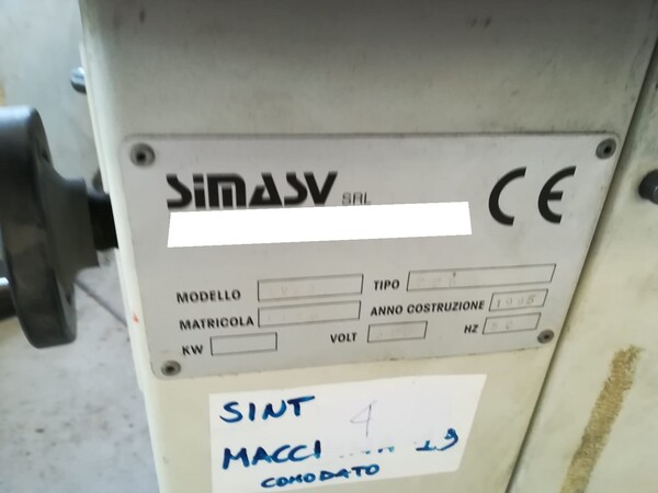17#7737 Scantonatrice Simav in vendita - foto 2
