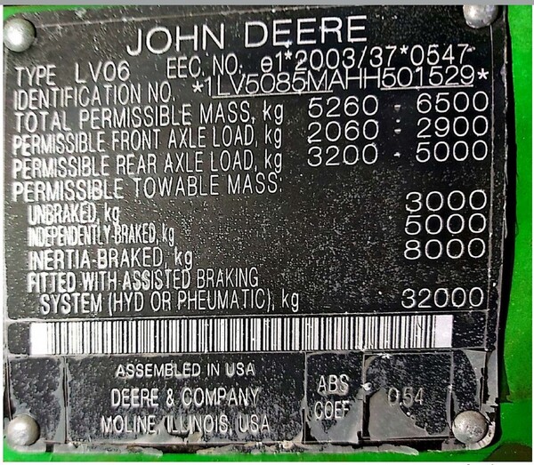 6#7773 Trattore John Deere in vendita - foto 2