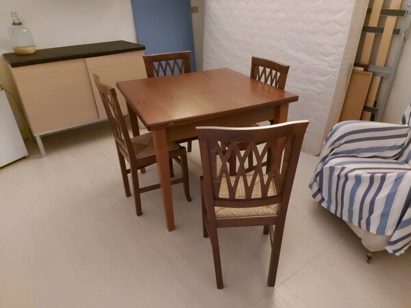 9#7776 Tavolo in legno e frigor AEG in vendita - foto 2