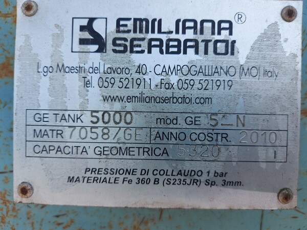 64#7778 Serbatoi per il gasolio Emiliana Serbatoi e Fenzi in vendita - foto 8