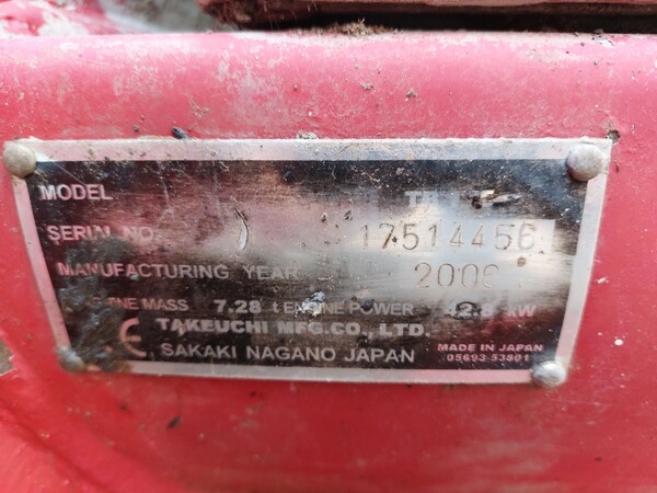 7#7807 Escavatore cingolato Takeuchi in vendita - foto 7