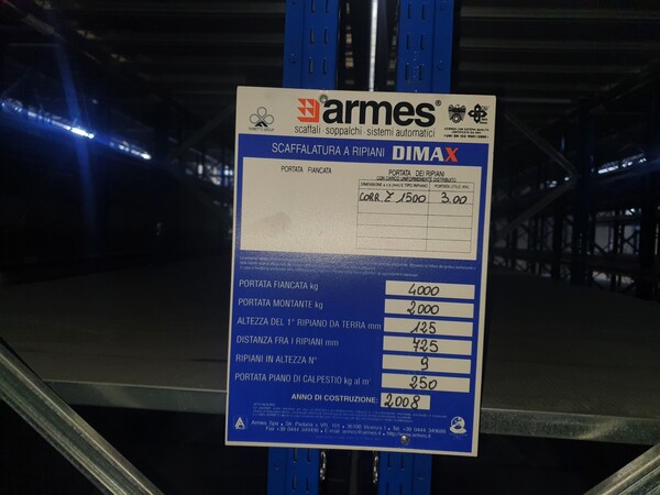 4#7810 Scaffalatura industriale in vendita - foto 10
