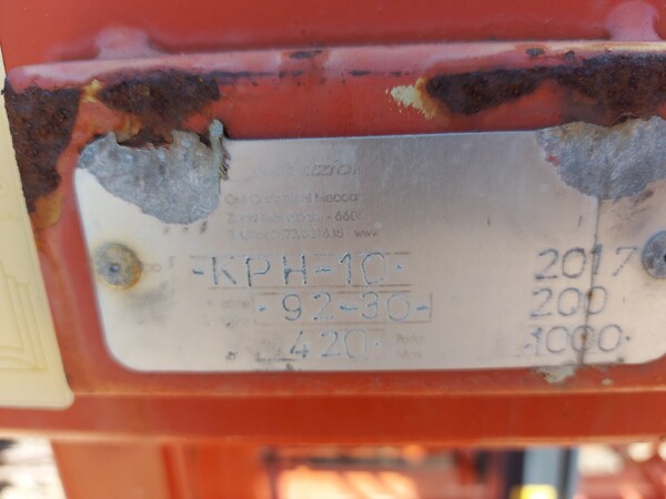 69#7834 Caricatore posteriore idraulico KPH10-FR in vendita - foto 2