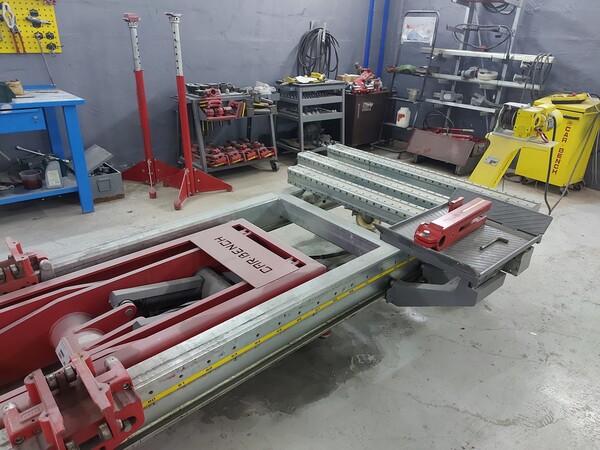 26#7842 Banco di riscontro e riallineamento telai Car Bench  A199/1 in vendita - foto 9