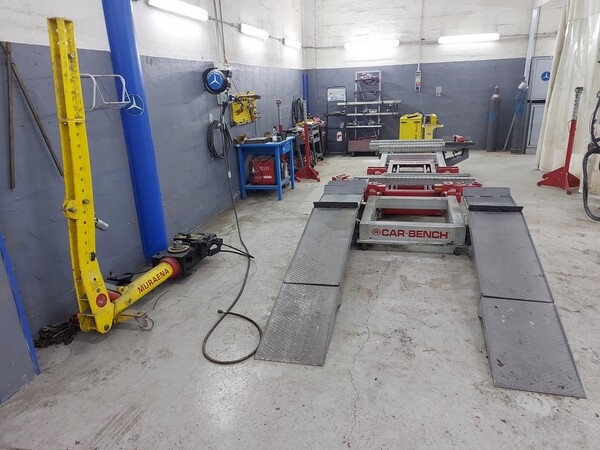 31#7842 Impianto di sollevamento Globaljig e Carrello per dima Mercedes Car Bench in vendita - foto 3