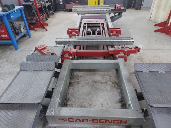 31#7842 Impianto di sollevamento Globaljig e Carrello per dima Mercedes Car Bench in vendita - foto 7