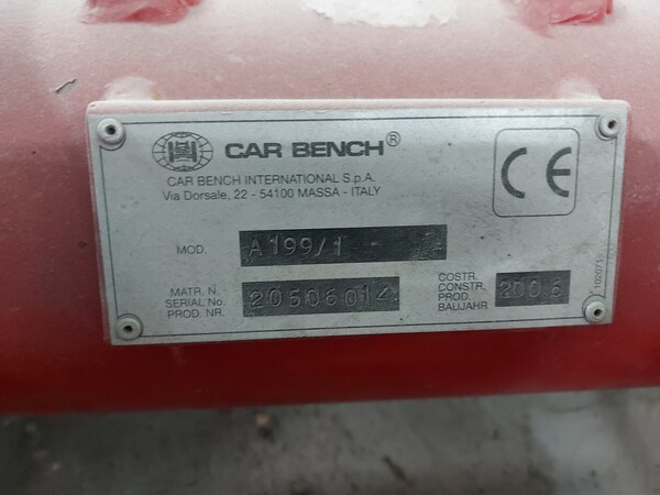 31#7842 Impianto di sollevamento Globaljig e Carrello per dima Mercedes Car Bench in vendita - foto 9