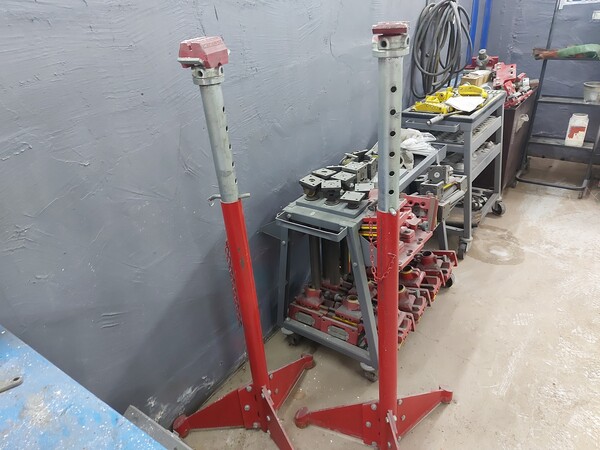 31#7842 Impianto di sollevamento Globaljig e Carrello per dima Mercedes Car Bench in vendita - foto 15