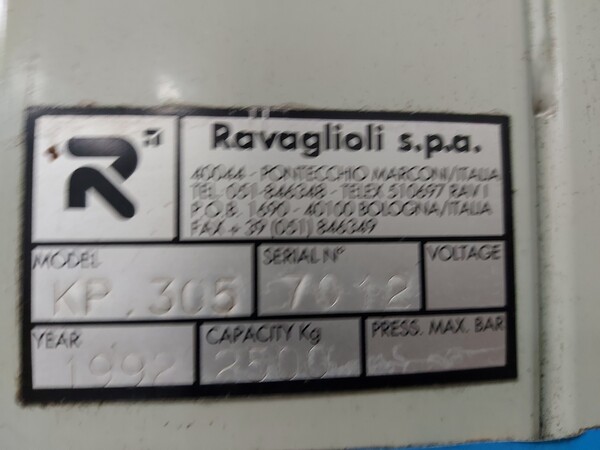 5#7842 Ponte sollevatore Ravaglioli KP305 in vendita - foto 2