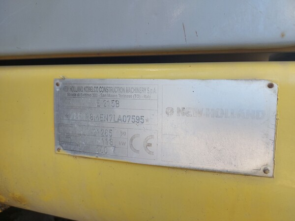 2#7850 Escavatore New Holland E215 B in vendita - foto 2