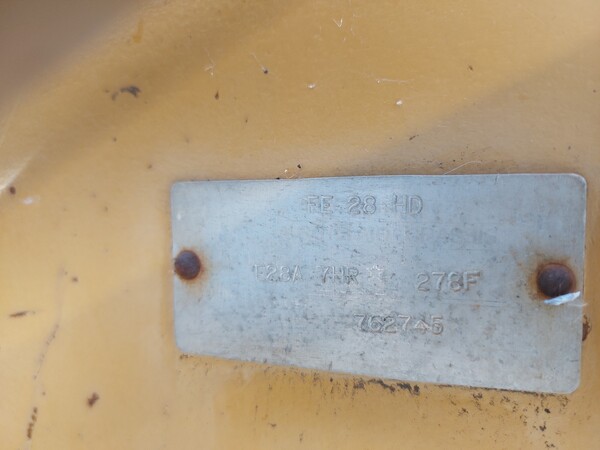 7#7850 Escavatore Fiat Allis FE 28 HD in vendita - foto 2