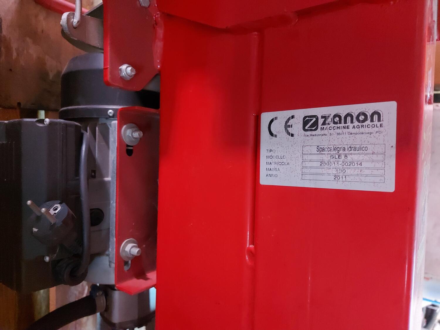 Lot Zanon log splitter