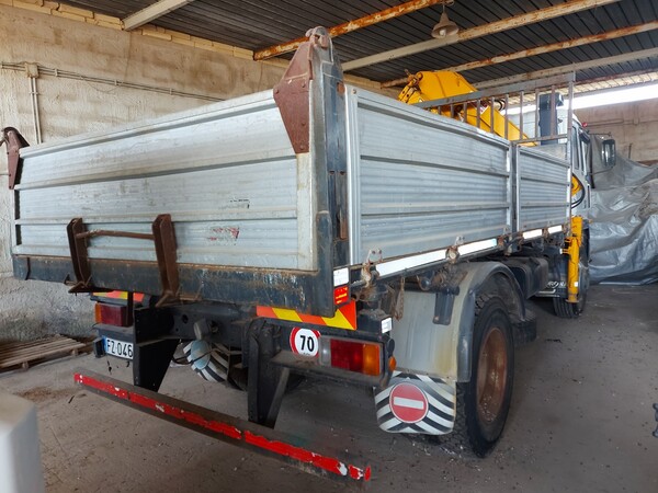 28#7901 Autocarro con gru e cassone ribaltabile Fiat Iveco 135.17 in vendita - foto 3