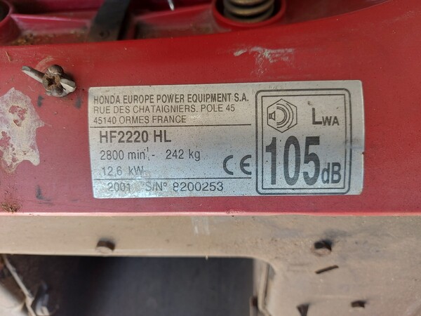 30#7915 Trattorino tosaerba Honda e macchine in vendita - foto 2