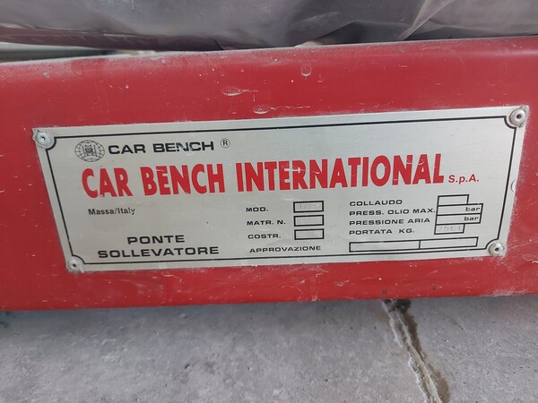 29#7918 Ponte elevatore Car Bench in vendita - foto 2