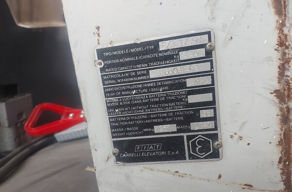 22#7922 Carrello elevatore elettrico OM E/3 17.5N in vendita - foto 2