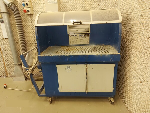 60#7922 Levigatrice Landonio LV600 e Depolveratore Coral BL200 in vendita - foto 8