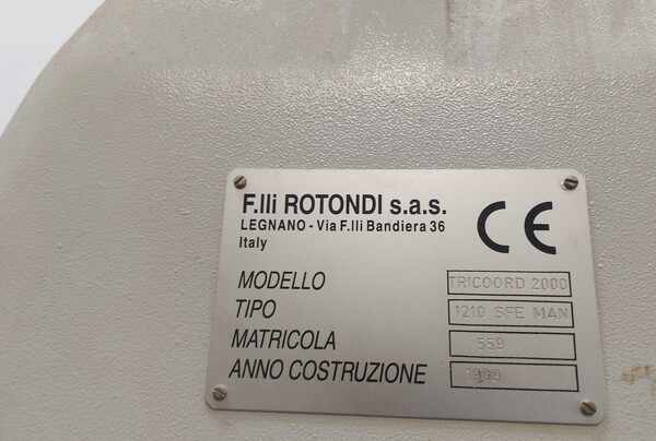 74#7922 Tricord 2000 Fratelli Rotondi  1210 SFE MAN in vendita - foto 3